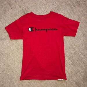 red champion shirt